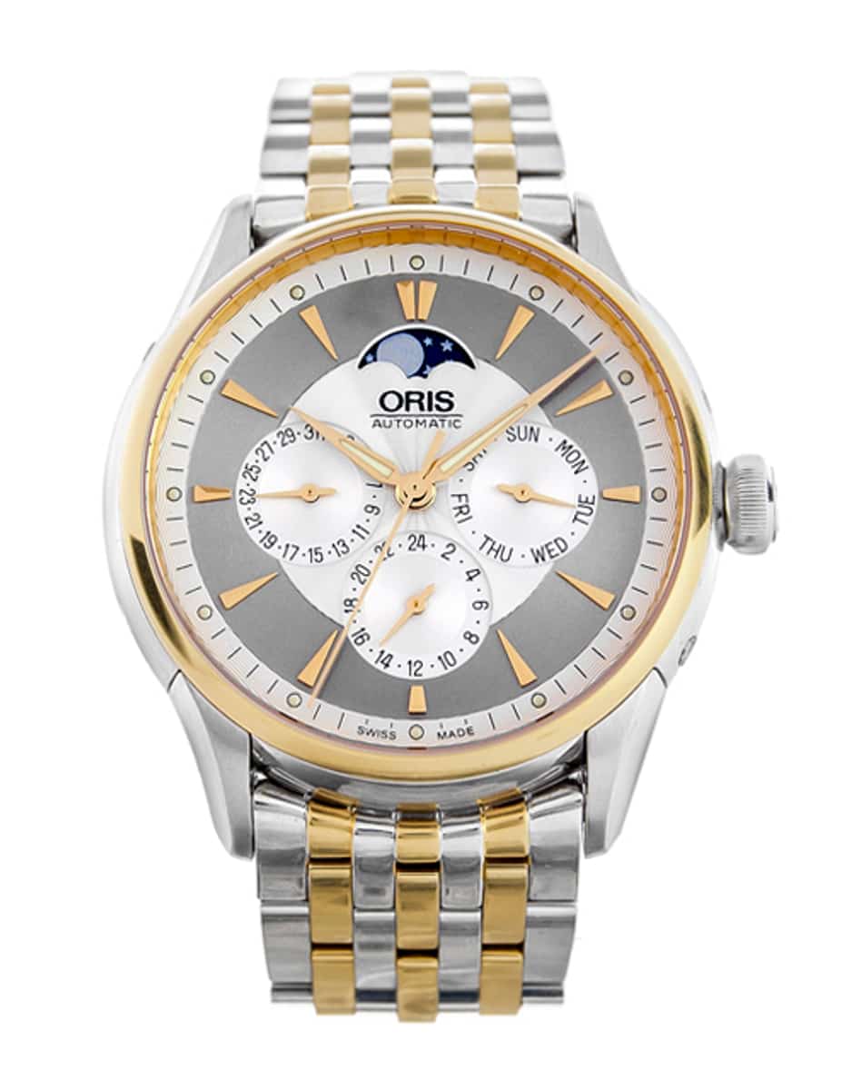 Pre Owned Oris Artelier Complication 581 7592 43 51 MB Watch